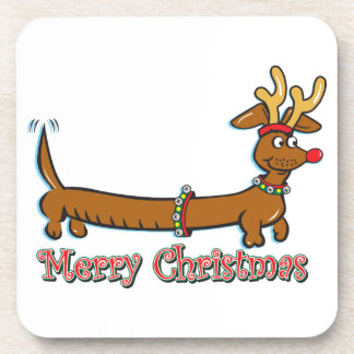 Porta-copo Feliz Natal Doxie