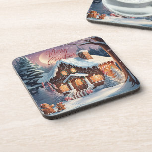 Porta-copo Feliz Natal Gingercake Holiday