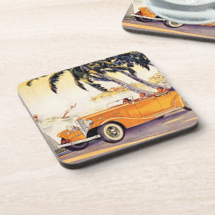 Porta-copo Férias em Família ao Estilo Vintage num Carro Conv