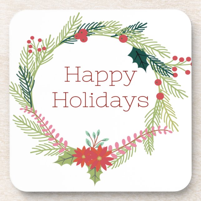 Porta-copo Férias Felizes das Mortes de Natal (Frente)