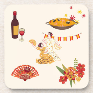 Porta-copo Festa ao Estilo Espanhol