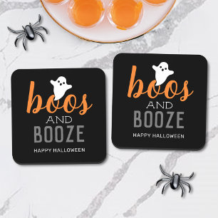 Porta-copo Festa de Halloween Boos and Booze