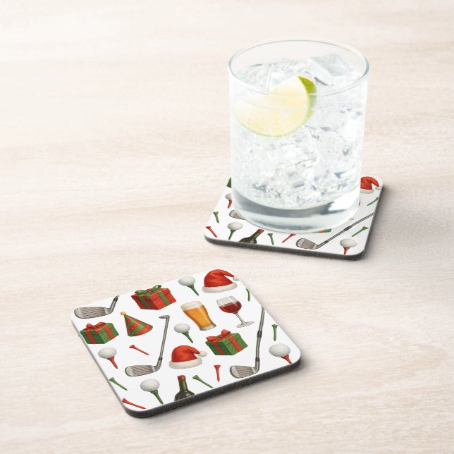 Porta-copo Festa de Natal de Golfe temida para champanhe de g (Lado Direito)