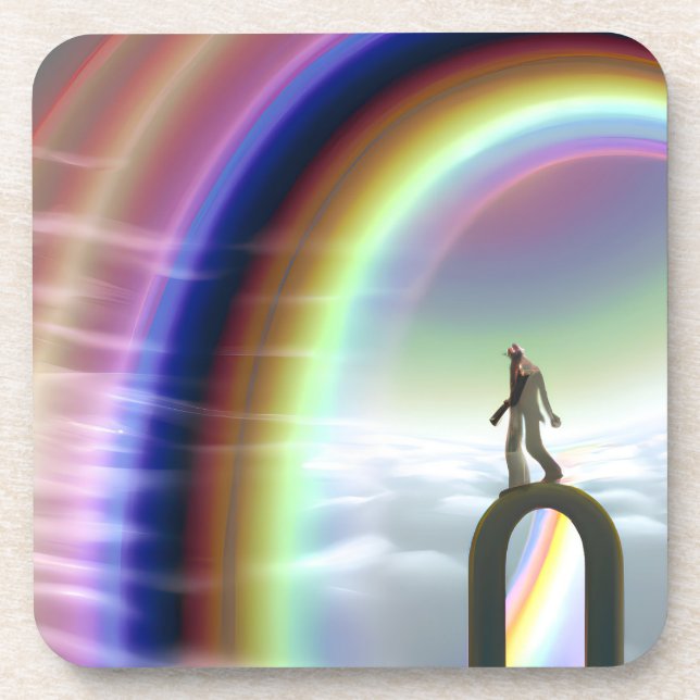 Porta-copo Figura Misteriosa no Stargate Inter-Dimensional (Frente)