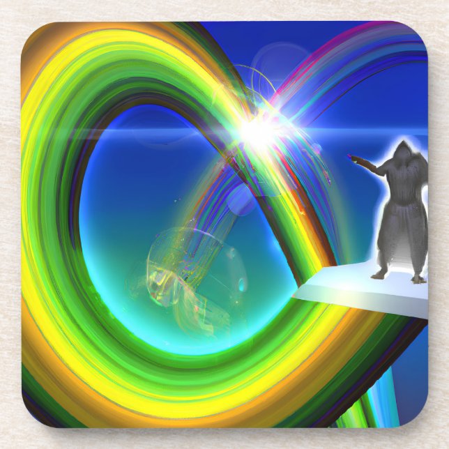 Porta-copo Figura Misteriosa no Stargate Inter-Dimensional (Frente)