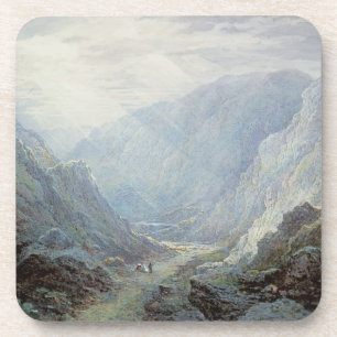 Porta-copo Figuras que descansam no caminho através de um Go