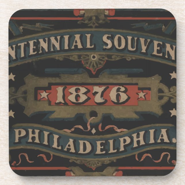 Porta-copo Filadélfia 1876 pennania (Frente)