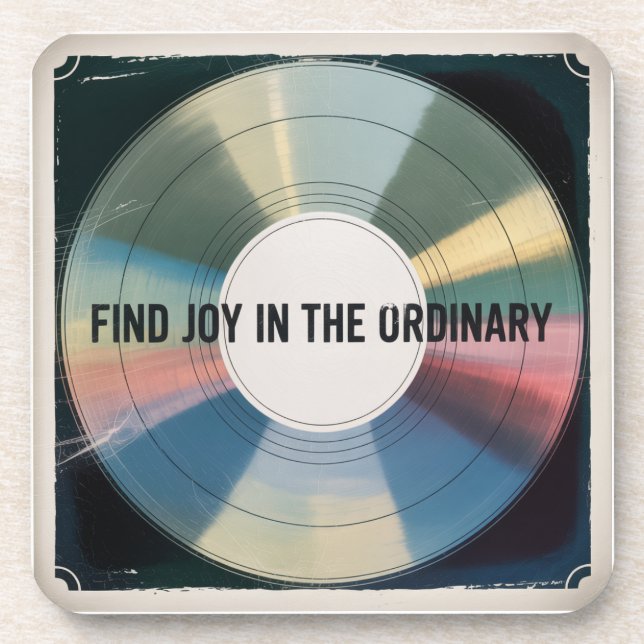 Porta-copo Find Joy In The Ordinary (Frente)