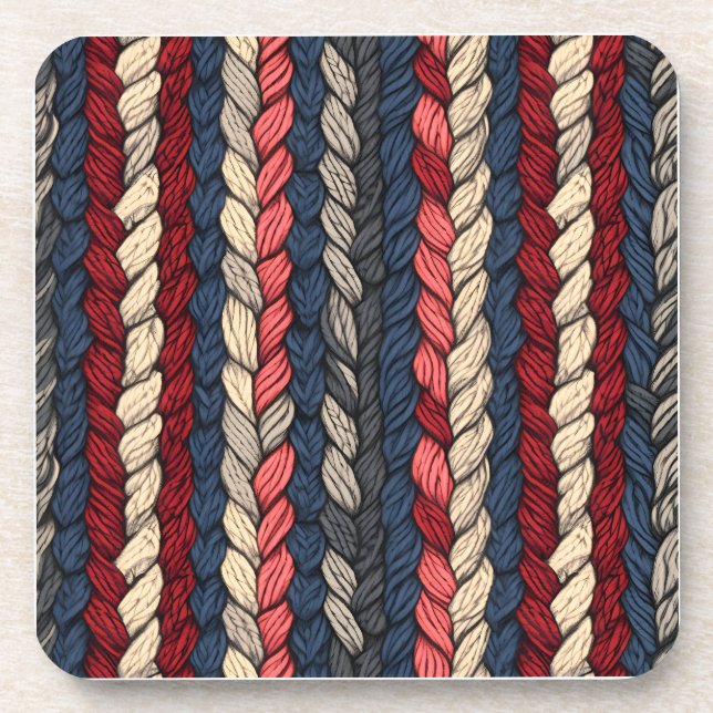 Porta-copo Fios-crochê (Frente)