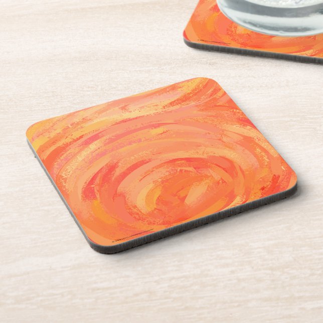 Porta-copo Fire Lake Orange Swirl (Left Side)
