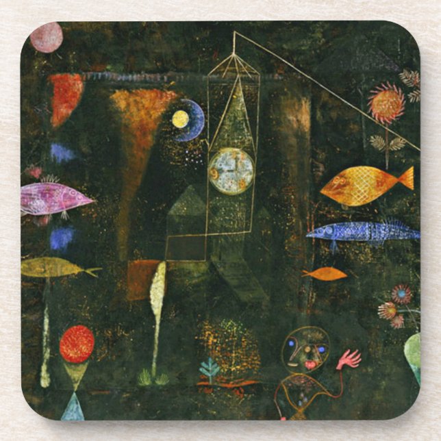 Porta-copo Fish Magic por Paul Klee (Frente)