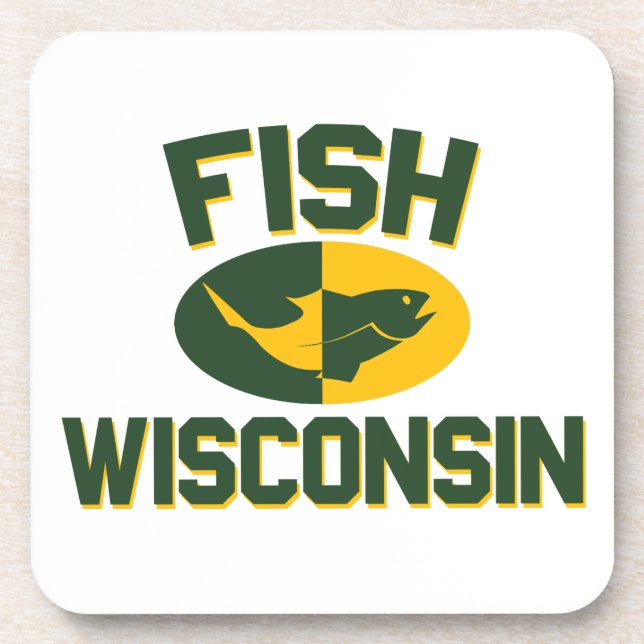 Porta-copo Fish Wisconsin (Frente)