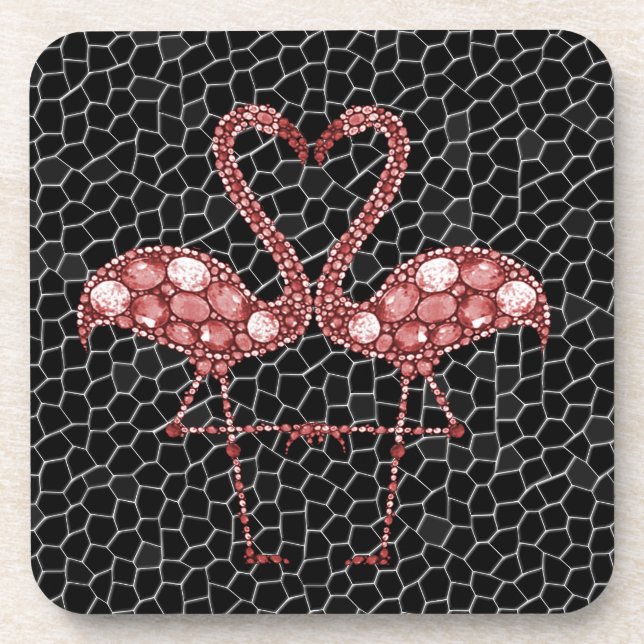 Porta-copo Flamingo Cor-de-Rosa (Frente)