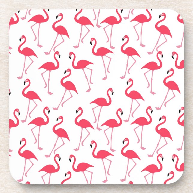 Porta-copo flamingos (Frente)