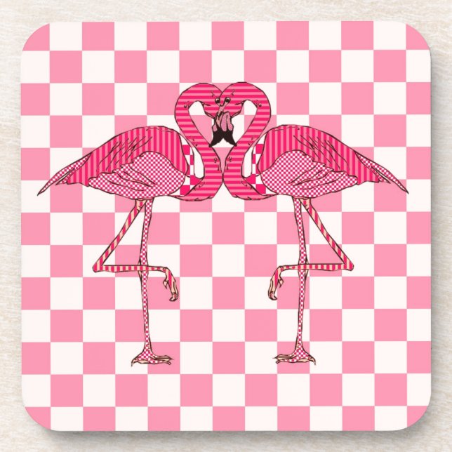 Porta-copo Flamingos (Frente)