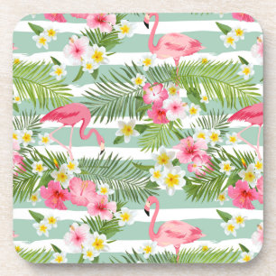 Porta-copo Flamingos E Stripes