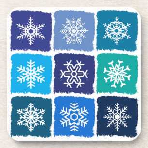 Porta-copo Flocos de neve