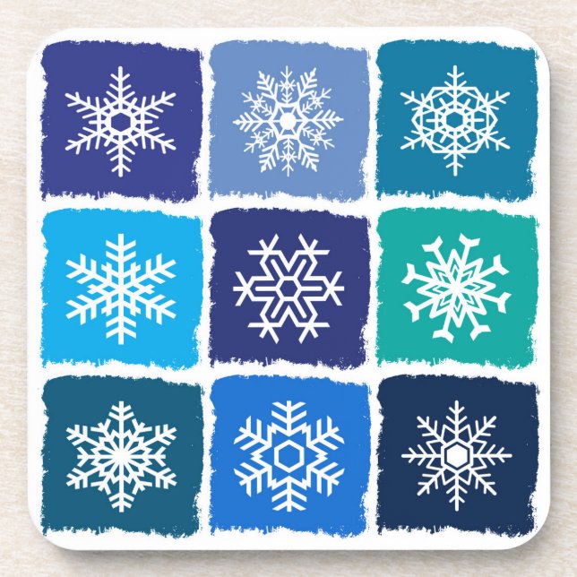 Porta-copo Flocos de neve (Frente)
