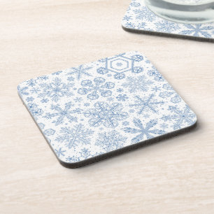 Porta-copo Flocos de neve de cinza esbranquiçados