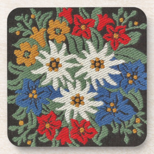 Porta-copo Flor alpino suíço Edelweiss