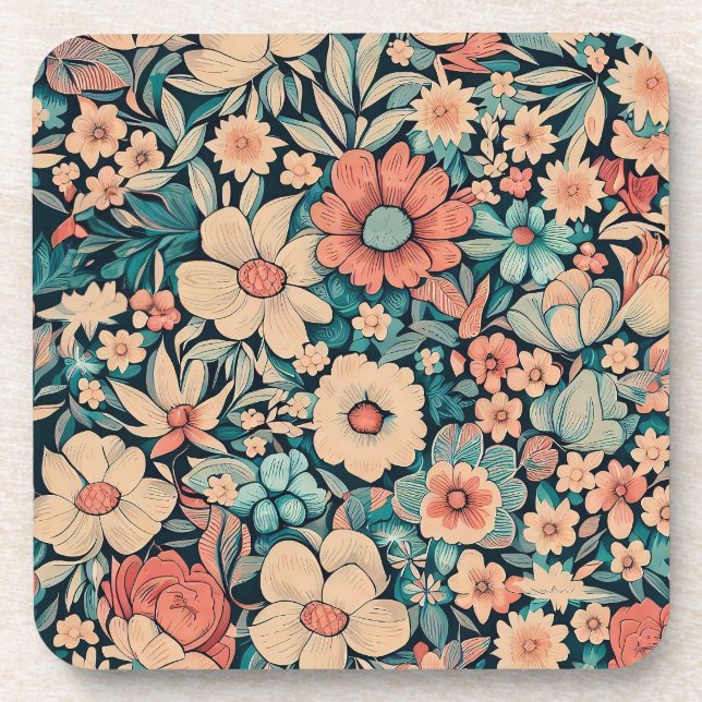 Porta-copo Flor Boêmia (Frente)