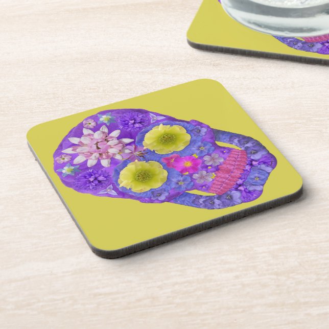 Porta-copo Flor - Caveira 5 (Left Side)