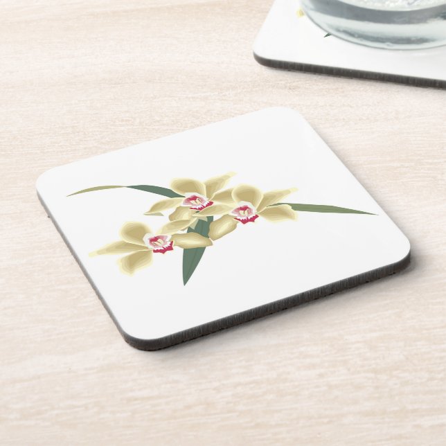 Porta-copo Flor com folhas (Left Side)