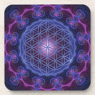 Porta-copo FLOR DA Praça LIFE/Blume des Lebens Mandala II
