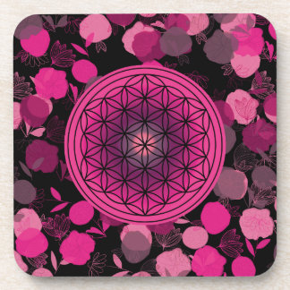 Porta-copo flor da vida, geométrico sagrado, zen, chakra,