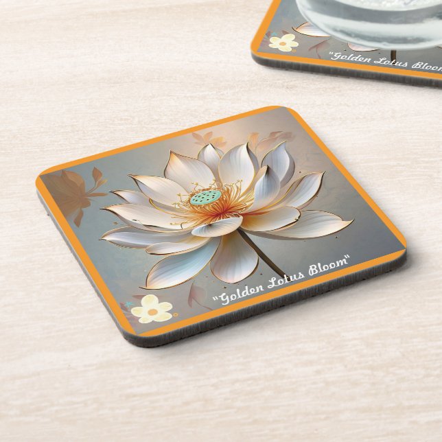 Porta-copo "Flor de Lotus Mindful" (Left Side)