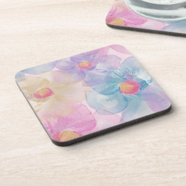 Porta-copo Flor de Pétala Pastel (Left Side)
