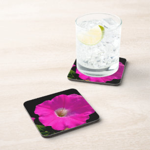 Porta-copo flor de petúnia rosa