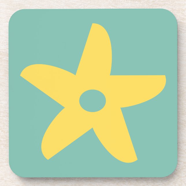 Porta-copo Flor Engraçado (Frente)