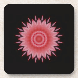 Porta-copo Flor Mandala a rosa