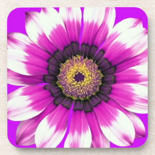 Porta-copo Flor Roxa