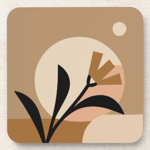 Porta-copo Flor Sun Boho