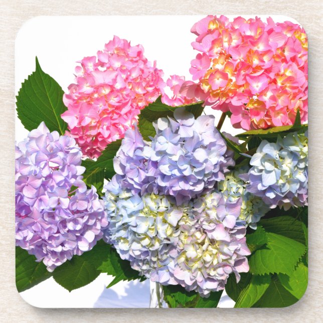 Porta-copo Florais elegantes em jarra de pedreiro (Frente)