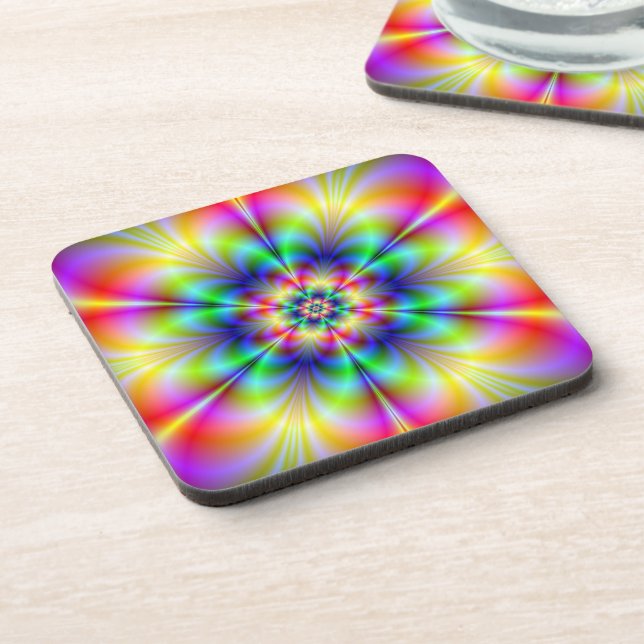 Porta-copo Floral Psychedelia Portas copos (Left Side)