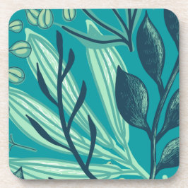 Porta-copo Floral Vintage Aquarela Elegante