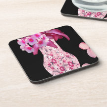 Floral Xadrez Rosa na Moda
