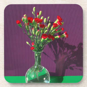 Porta-copo Flores   Buquê de transporte vermelho