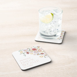 Porta-copo Flores Coloridas, Flores Selvagens, Boho, Chá de p