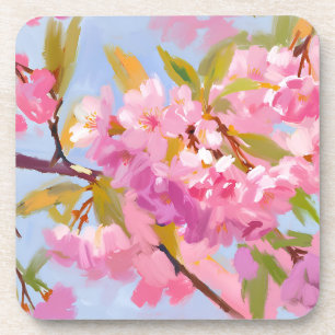 Porta-copo Flores Cor-de-Rosa