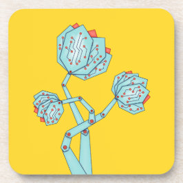 Porta-copo Flores Eletrônicas Mulheres no STEM