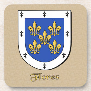 Porta-copo Flores Family Shield
