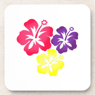 Porta-copo Flores havaianas