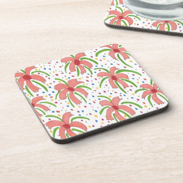 Porta-copo Flores Tropicais Fiesta (Left Side)