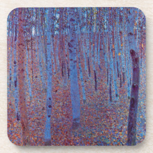 Porta-copo Floresta Beech por Gustav Klimt, Vintage Art Nouve