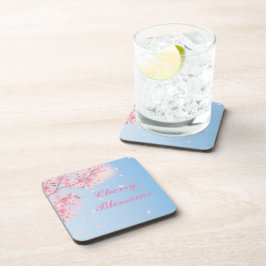 Porta-copo Florestas de cereja rosa doce