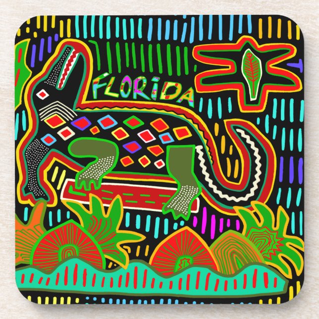 Porta-copo Flórida Alligator - Critério Hurrican (Frente)